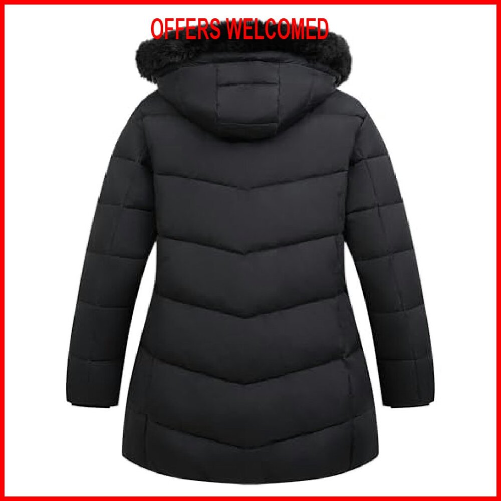 Plus Size Winter Down Puffer Jacket Windproof Wat… - image 4